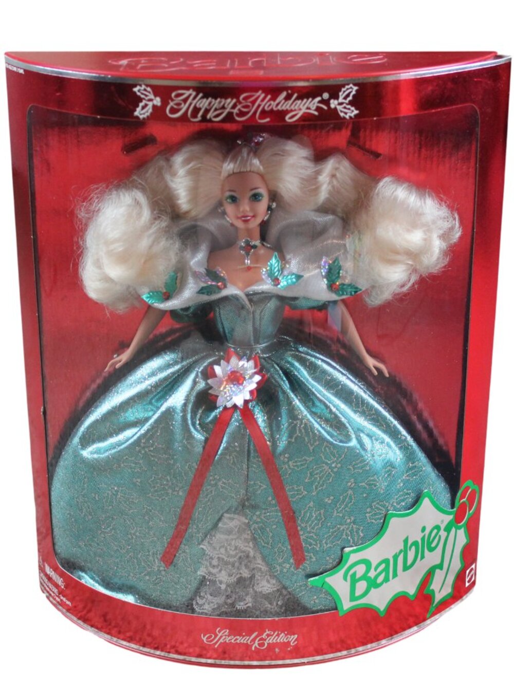 Barbie Happy Holidays Special Edition Doll #14123 Vintage 1995 Christmas NEW